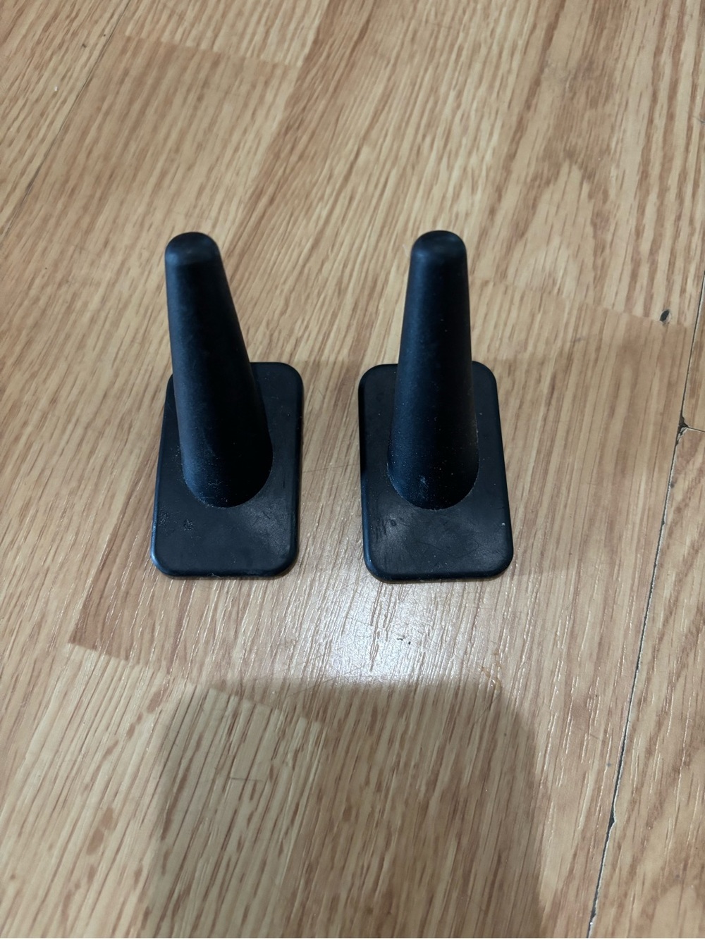 Black Cone Ring Display Stands - Set of 2